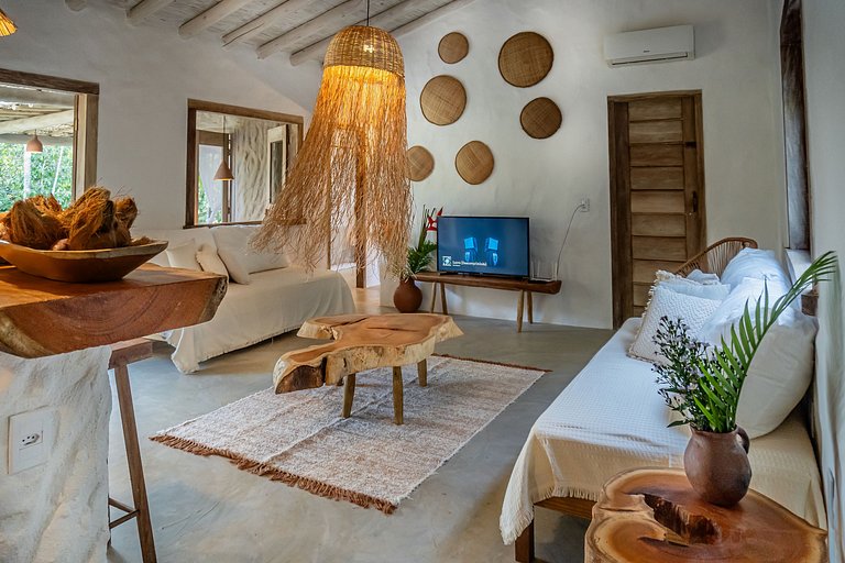 Casa Licurí Trancoso | Charme Rústico-Chique e Piscina