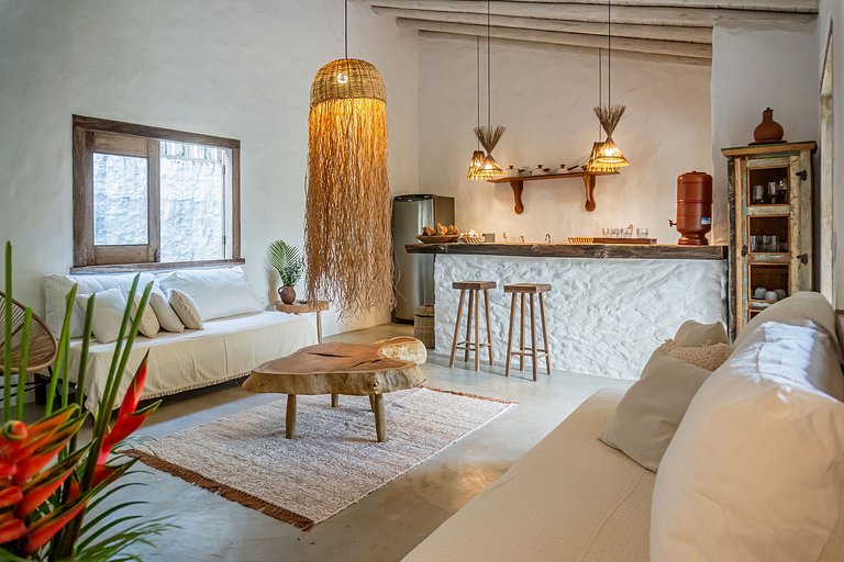 Casa Licurí Trancoso | Encanto rústico-chic y piscina