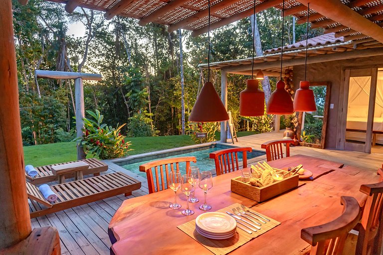 Casa Licurí Trancoso | Encanto rústico-chic y piscina