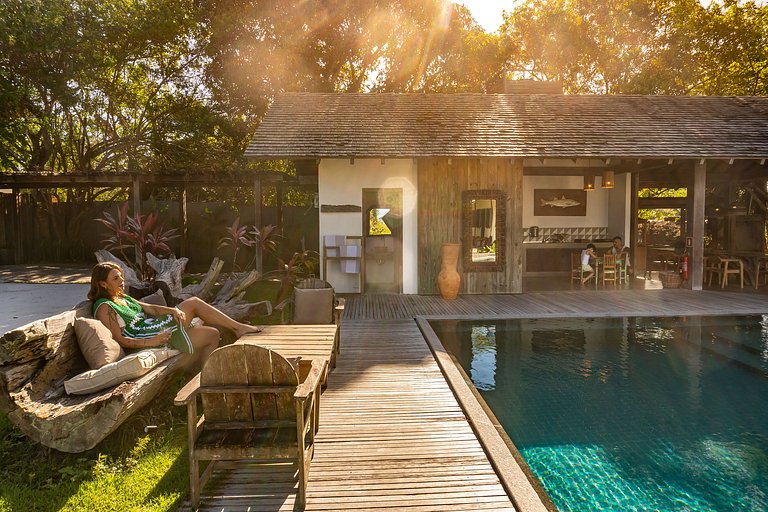 Hospedagem em Trancoso: Casa Jambo perto da Praia e Quadrado