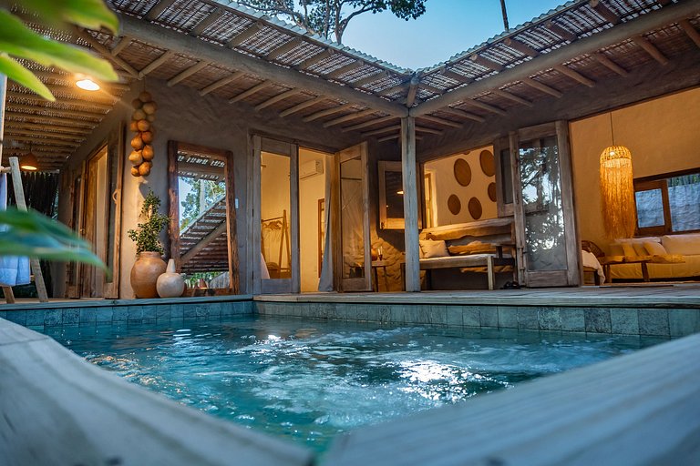 Casa Licurí Trancoso | Charme Rústico-Chique e Piscina