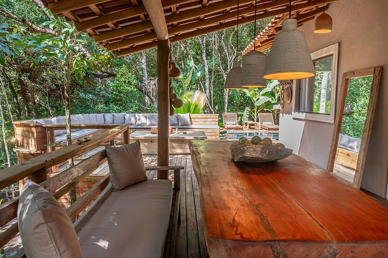 Casa Pequi Trancoso: Encanto Rústico y Mata Atlántica