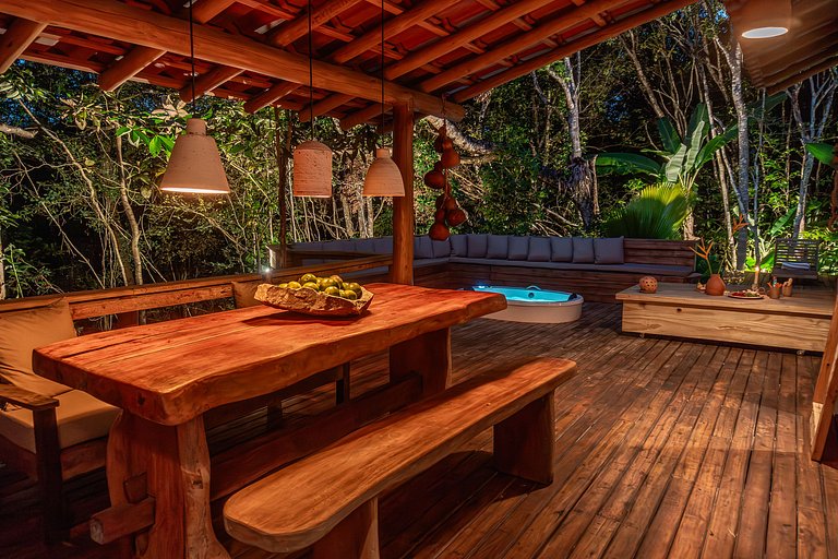 Casa Pequi Trancoso: Encanto Rústico y Mata Atlántica