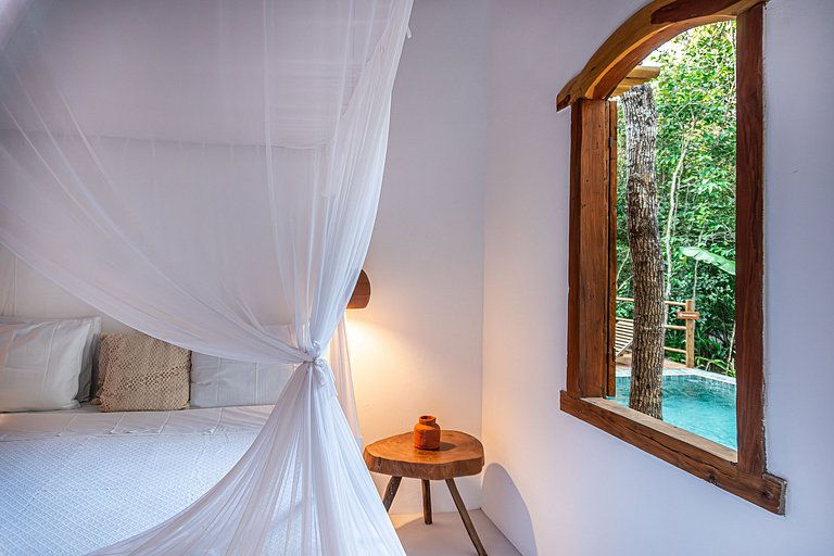 Casa Caqui Trancoso | Imersa na Natureza com Piscina