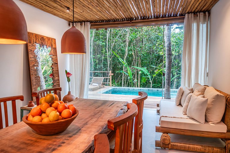 Casa Caqui Trancoso | Imersa na Natureza com Piscina