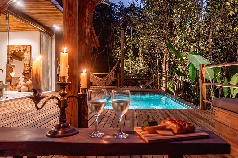 Casa Caqui Trancoso | Imersa na Natureza com Piscina