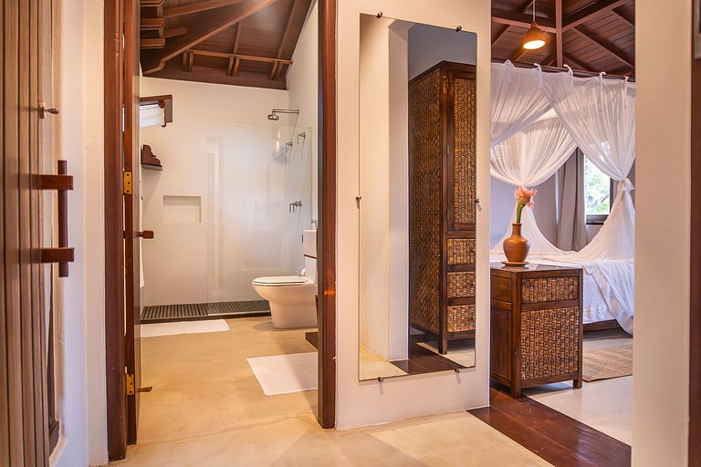 House Sapucaia, Trancoso, with ocean view and infinity pool.