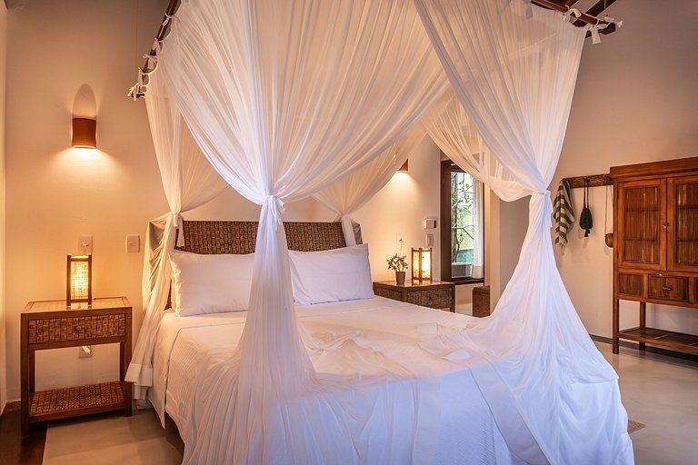 House Sapucaia, Trancoso, with ocean view and infinity pool.