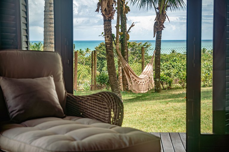 House Sapucaia, Trancoso, with ocean view and infinity pool.