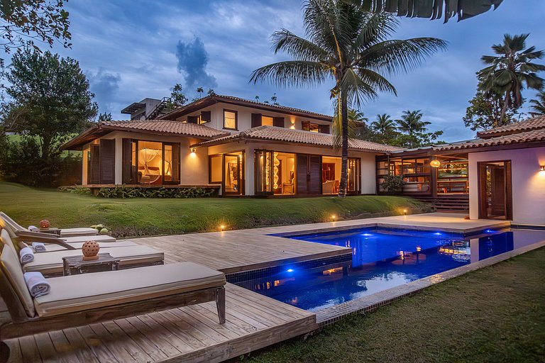Casa Sapucaia, Trancoso, con vista al mar y piscina infinita