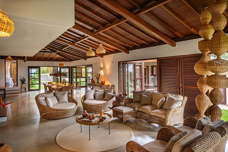Casa Sapucaia, Trancoso, con vista al mar y piscina infinita