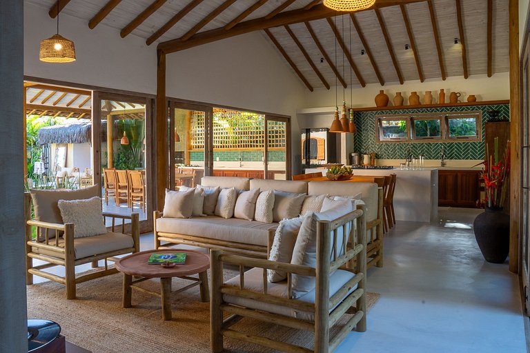 Casa Ingá Trancoso: Lujo Rústico en el Condominio