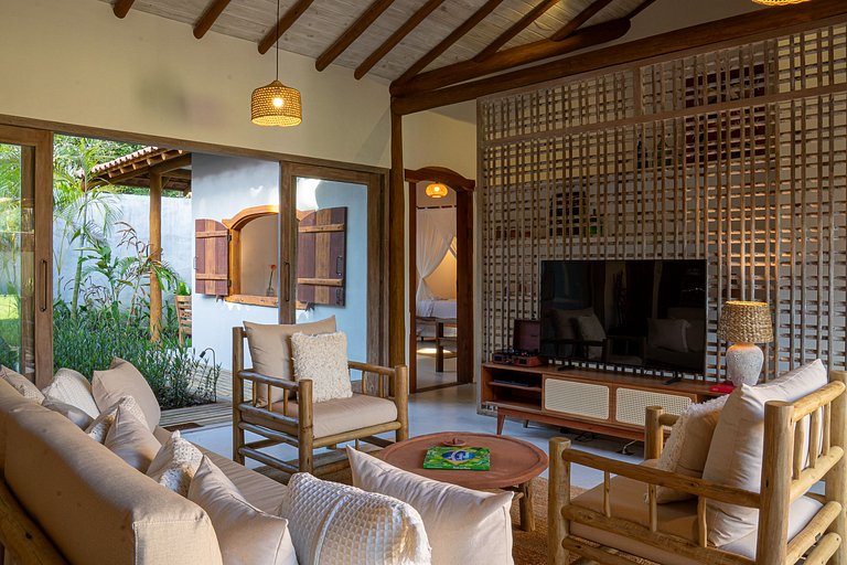 Casa Ingá Trancoso: Luxo Rústico no Condomínio Coqueiral