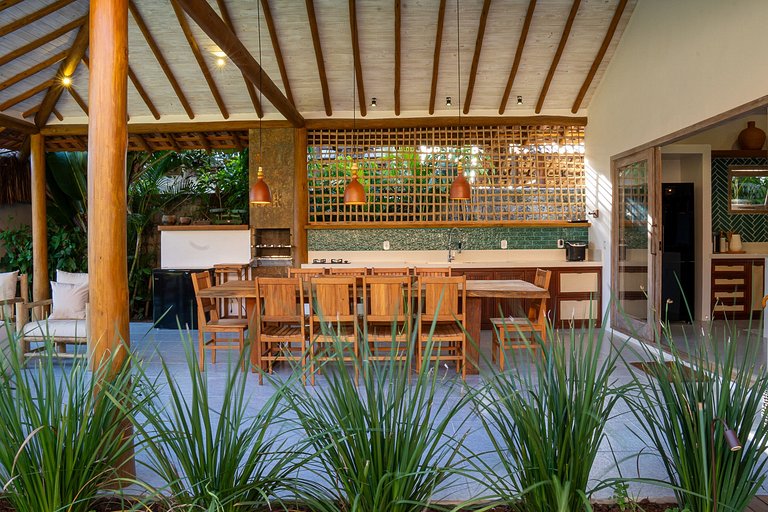 Casa Ingá Trancoso: Lujo Rústico en el Condominio
